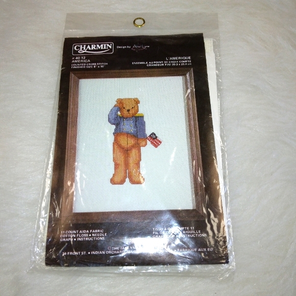 CPUNTED CROSS STITCH Janlynn America, 8"×10" KIT - Picture 1 of 5